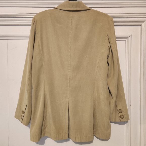 Jones New York Lime Green Silk Jacket Blazer Size Medium - Picture 5 of 9